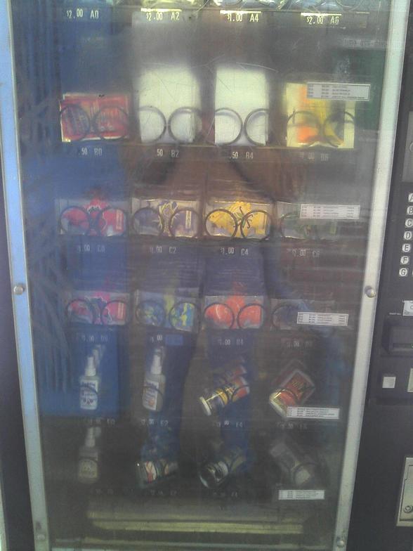 Car wash vending machine with products